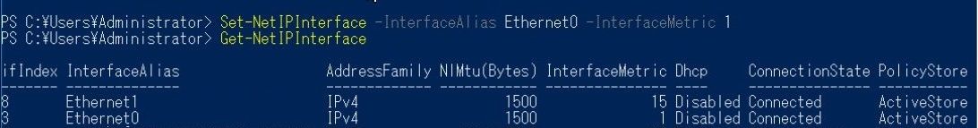 Set-NetIPInterface