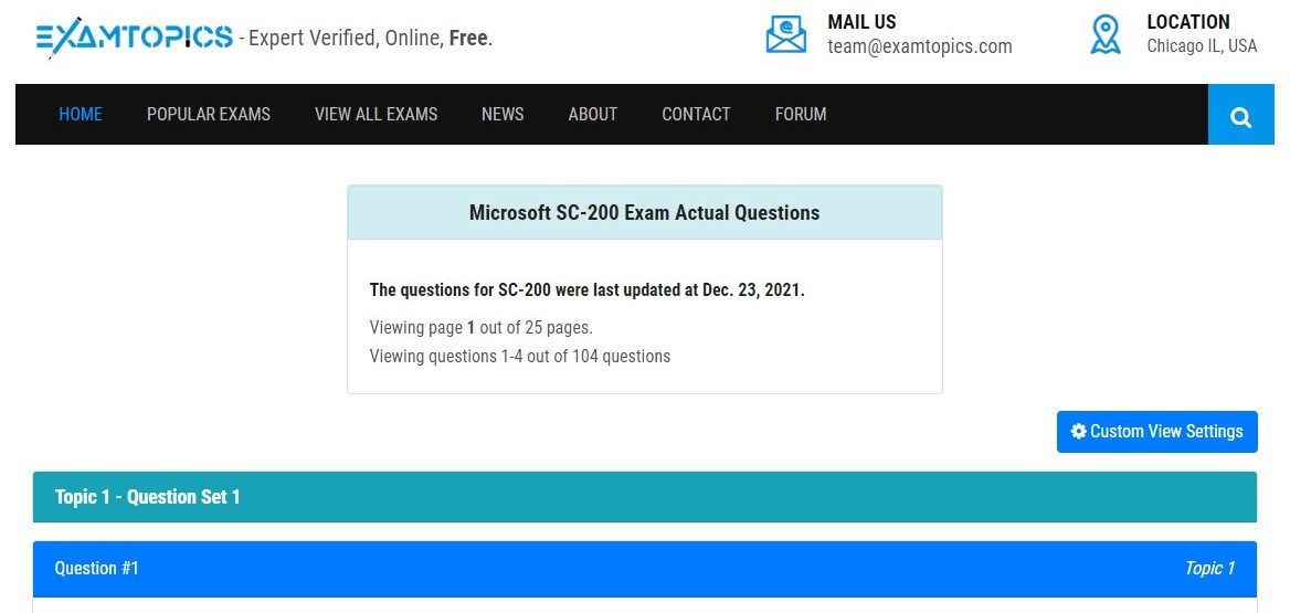 ExamTopics 使い方